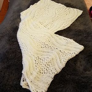 Beautiful White Infinity Scarf